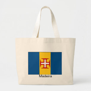 Flag of Madeira Large Tote Bag