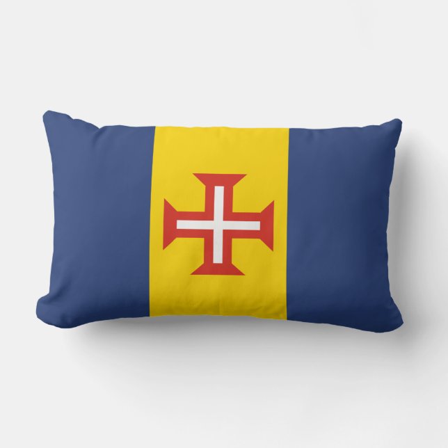 Flag of Madeira, Portugal Accent Pillow (Front)