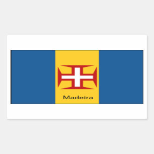 Flag of Madeira Rectangular Sticker