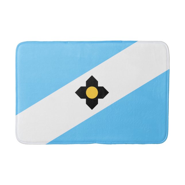 Flag of Madison, Wisconsin Bathroom Mat (Front)