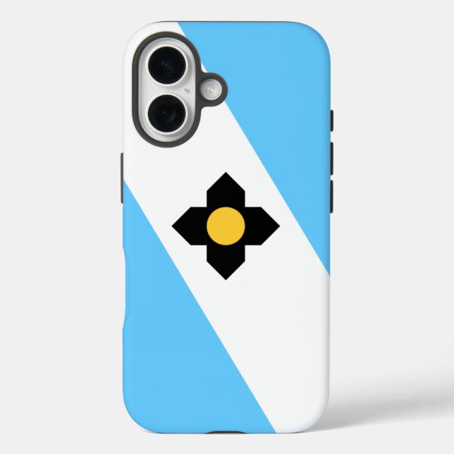 Flag of Madison, Wisconsin Case-Mate iPhone Case (Back)