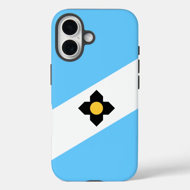 Flag of Madison, Wisconsin Case-Mate iPhone Case (Back)