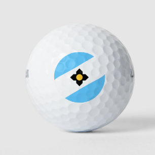 Flag of Madison, Wisconsin Golf Balls