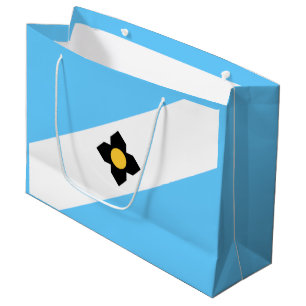 Flag of Madison, Wisconsin Large Gift Bag