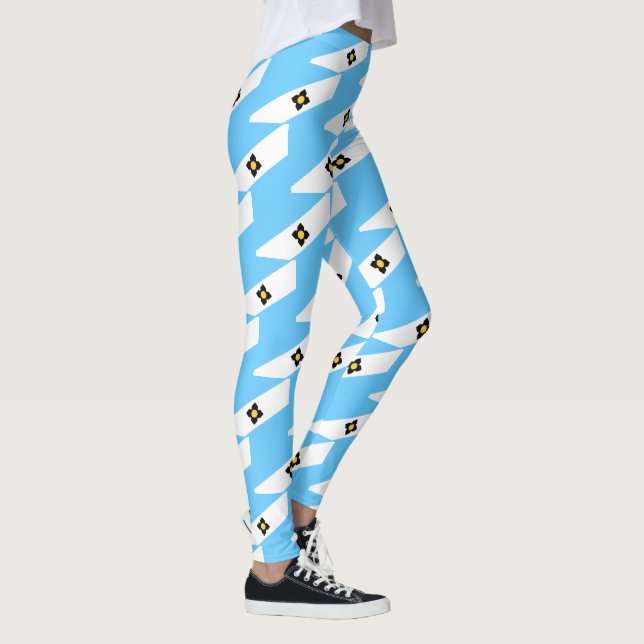 Flag of Madison, Wisconsin Leggings (Right)