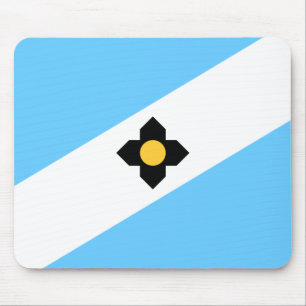 Flag of Madison, Wisconsin Mouse Mat