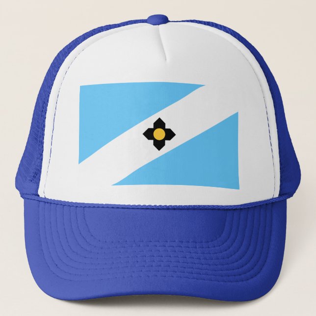 Flag of Madison, Wisconsin Trucker Hat (Front)
