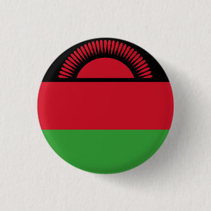 Flag of Malawi 3 Cm Round Badge