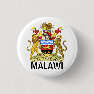 Flag of Malawi 3 Cm Round Badge