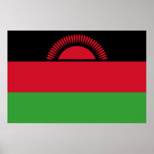 Flag of Malawi Poster