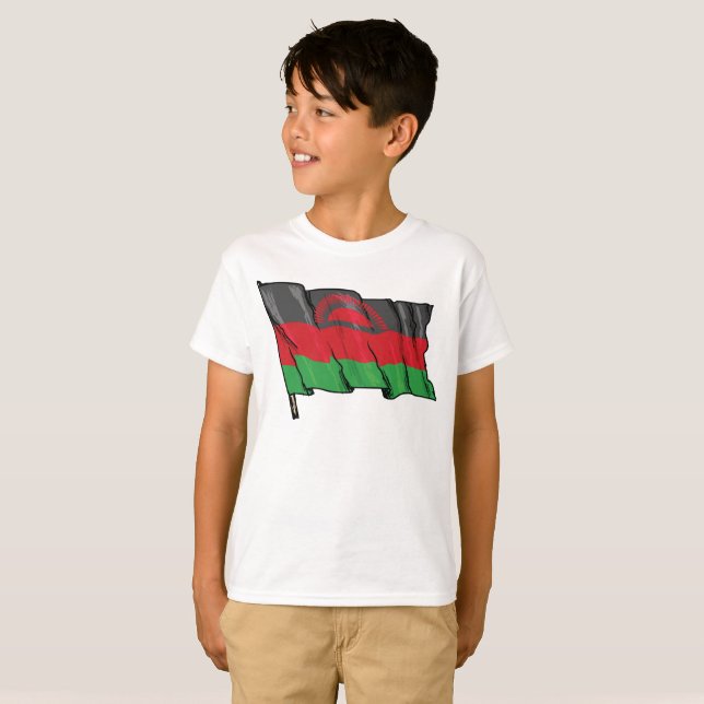 Flag Of Malawi T-Shirt (Front Full)