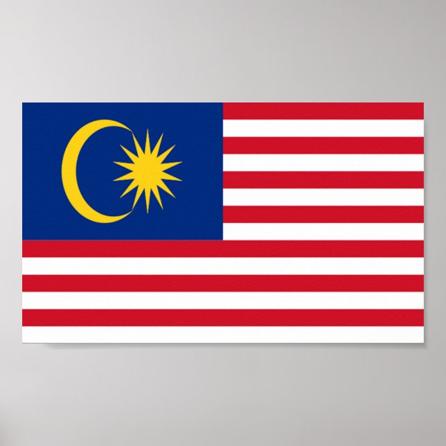 Flag of Malaysia Poster (Front)