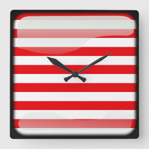 Flag of Malaysia Square Wall Clock