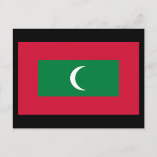 Flag of Maldives Postcard