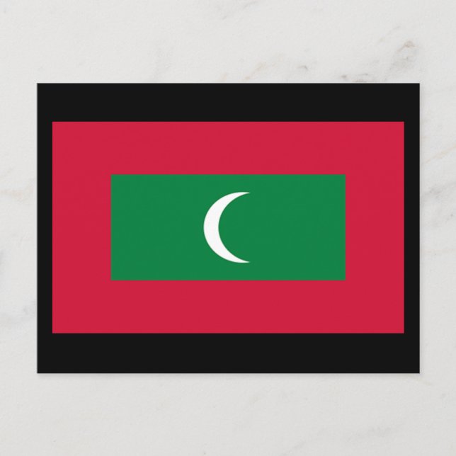 Flag of Maldives Postcard (Front)
