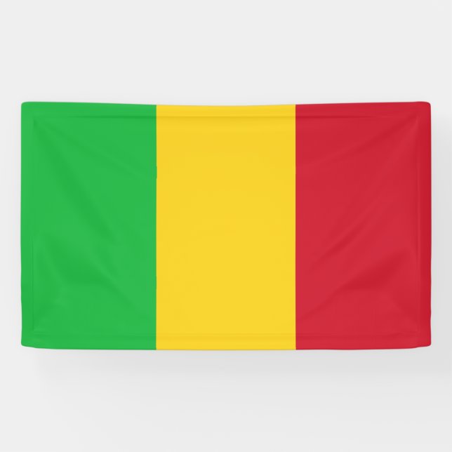 Flag of Mali Banner (Horizontal)