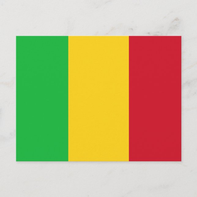 Flag of Mali Postcard (Front)