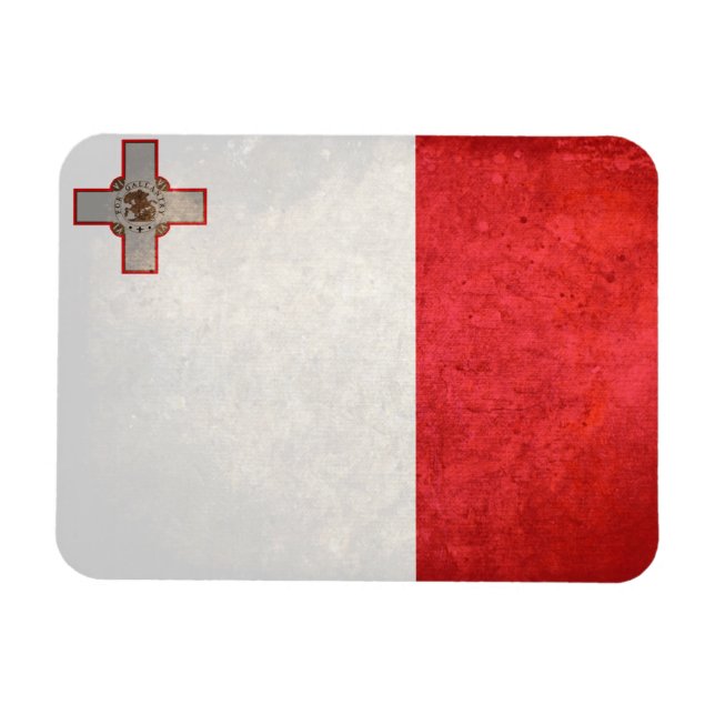 Flag of Malta Magnet (Horizontal)