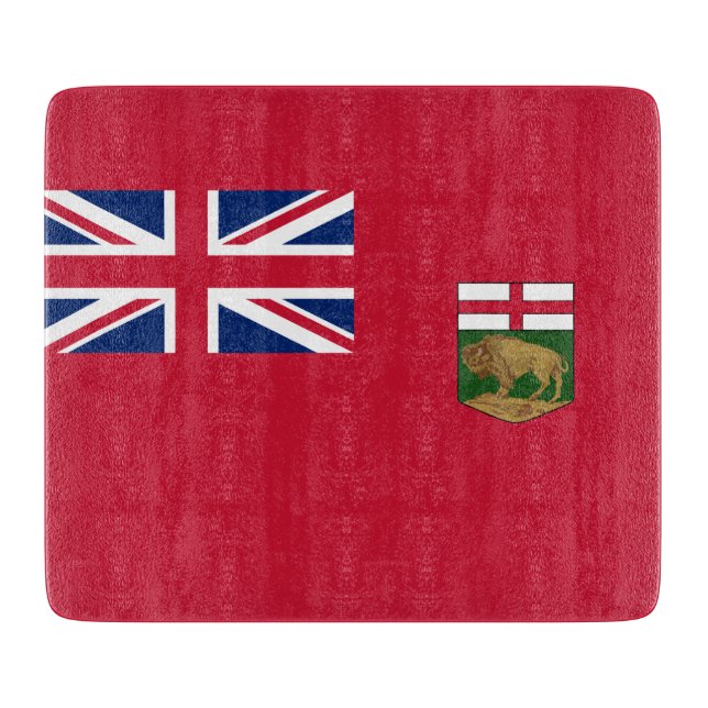 Flag of Manitoba Cutting Board (Front)