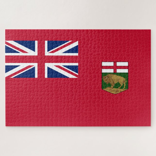 Flag of Manitoba Jigsaw Puzzle (Horizontal)