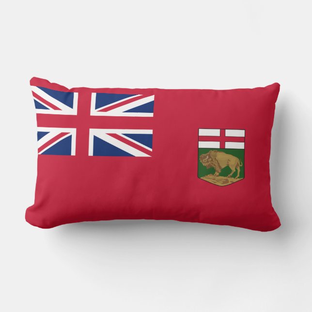 Flag of Manitoba Lumbar Cushion (Front)