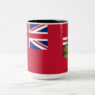 Flag of Manitoba Two-Tone Coffee Mug