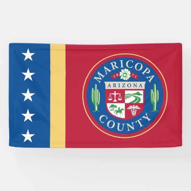 Flag of Maricopa County (Arizona) Banner (Horizontal)