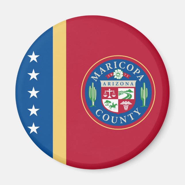 Flag of Maricopa County (Arizona) Magnet (Front)