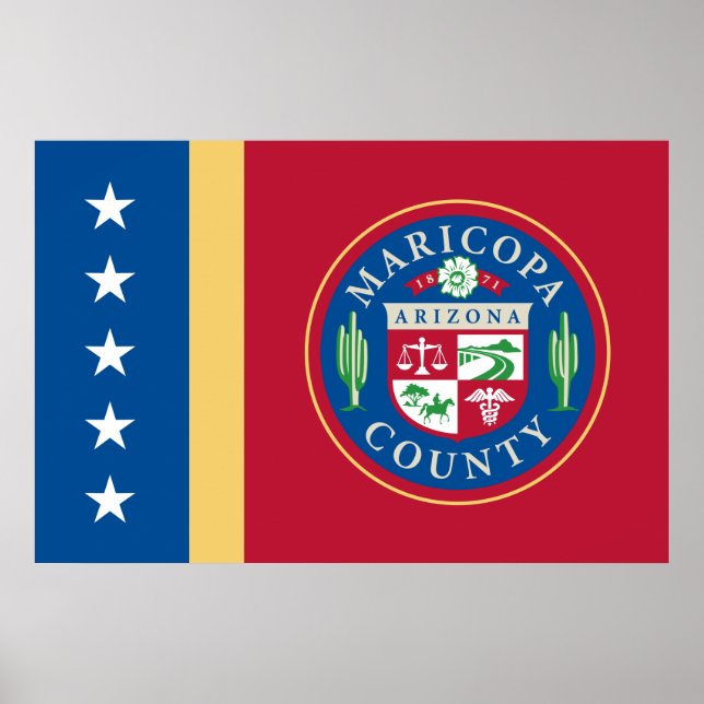 Flag of Maricopa County (Arizona) Poster (Front)