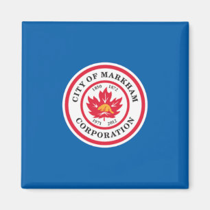 Flag of Markham (Ontario, Canada) Magnet