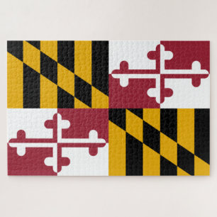 Flag of Maryland (US State) Jigsaw Puzzle