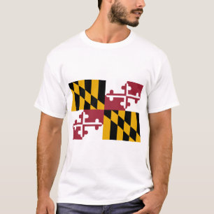 Flag of Maryland (US State) T-Shirt