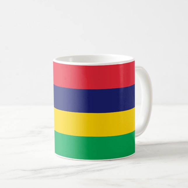 Flag of Mauritius Coffee Mug (Front Right)