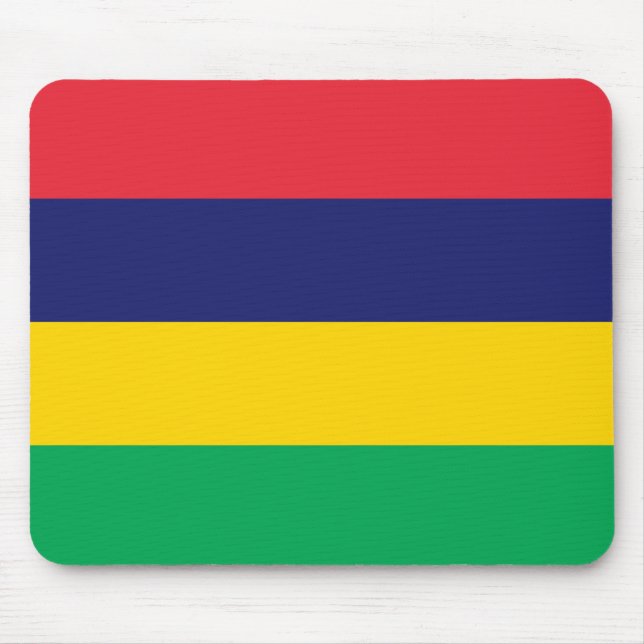 Flag of Mauritius Mouse Mat (Front)