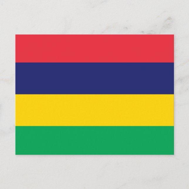 Flag of Mauritius Postcard (Front)
