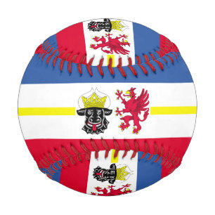 Flag of Mecklenburg-Western Pomerania Baseball