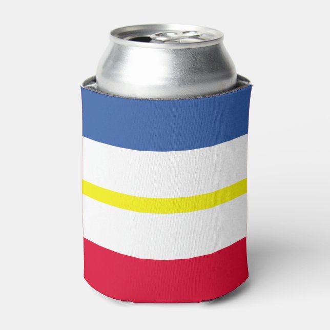 Flag of Mecklenburg-Western Pomerania Can Cooler (Can Front)
