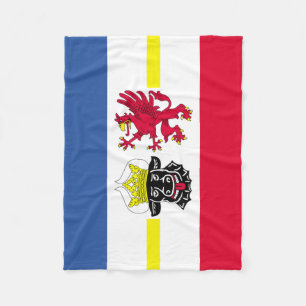 Flag of Mecklenburg-Western Pomerania Fleece Blank