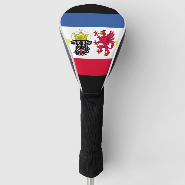 Flag of Mecklenburg-Western Pomerania Golf Head Cover (Front)