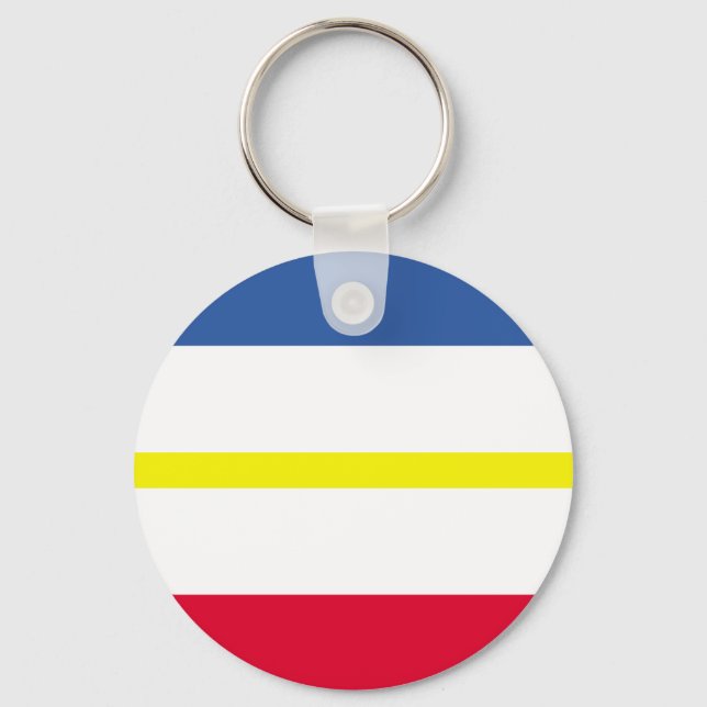 Flag of Mecklenburg-Western Pomerania Keychain (Front)