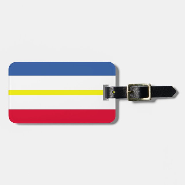 Flag of Mecklenburg-Western Pomerania Luggage Tag (Front Horizontal)