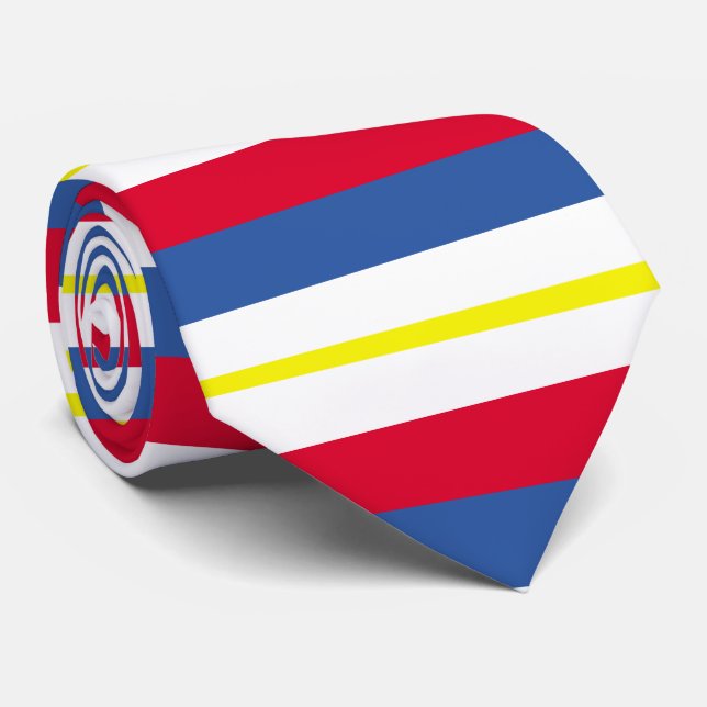 Flag of Mecklenburg-Western Pomerania Tie (Rolled)