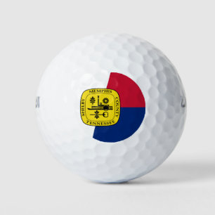 Flag of Memphis, Tennessee Golf Balls
