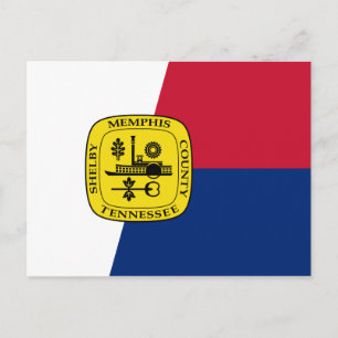 Flag of Memphis, Tennessee Postcard