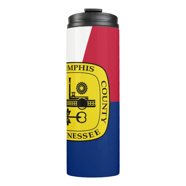 Flag of Memphis, Tennessee Thermal Tumbler (Front)