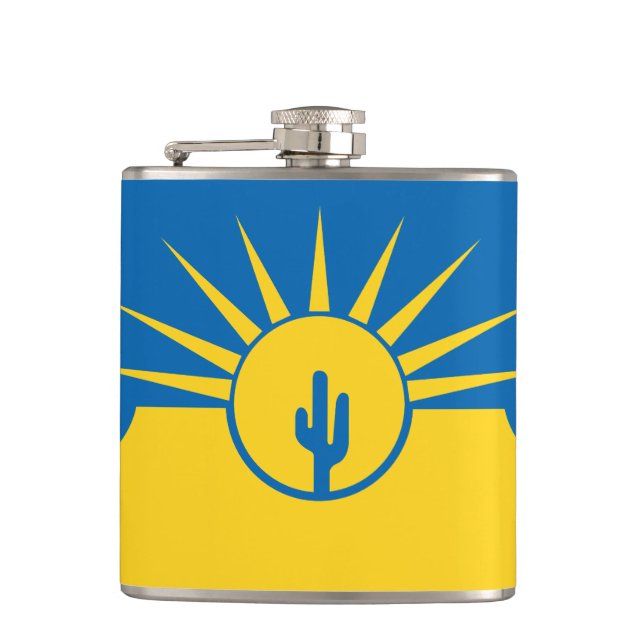 Flag of Mesa, Arizona Flask (Front)