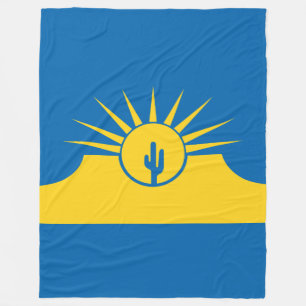Flag of Mesa, Arizona Fleece Blanket