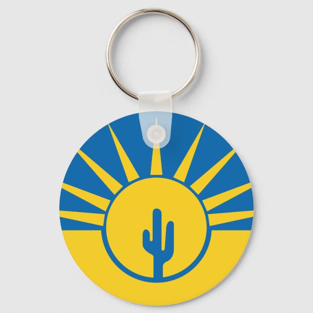 Flag of Mesa, Arizona Keychain (Front)