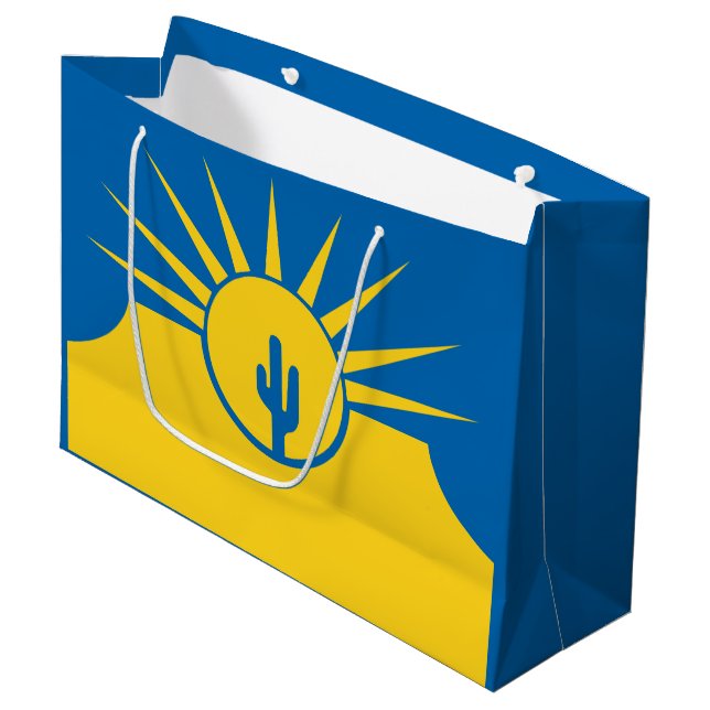 Flag of Mesa, Arizona Large Gift Bag (Front Angled)