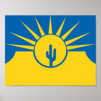 Flag of Mesa, Arizona Poster